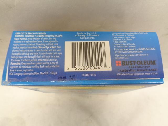 NEW PACK OF 6 RUST-OLEUM WIPE NEW HEADLIGHT RESTORE CLOTH & KIT R28