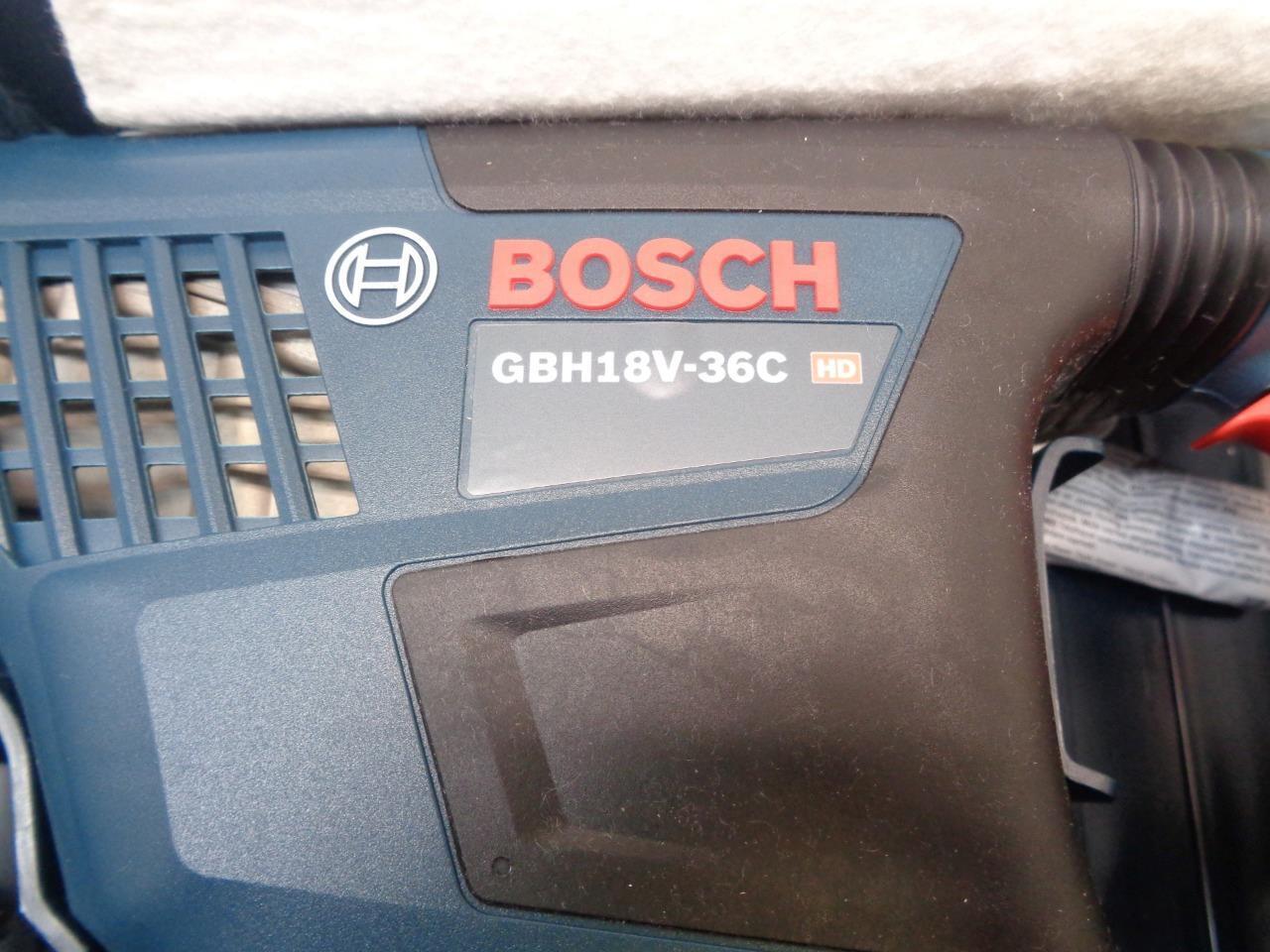 BOSCH 18V BRUSHLESS CORDLESS 1-9/16” SDS-MAX ROTARY HAMMER KIT GBH18V-36CK24 SR