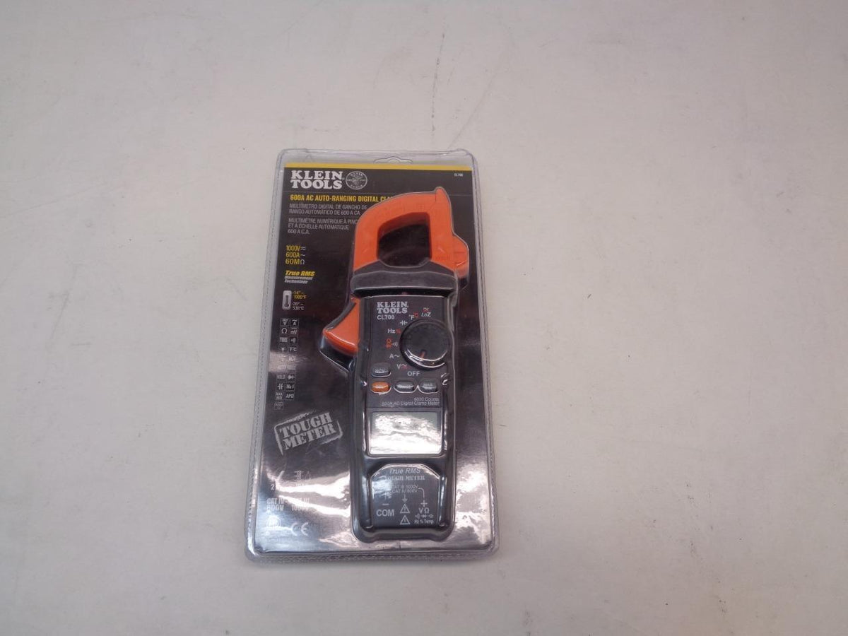 NEW KLEIN TOOLS 600A AC AUTO-RANGING DIGITAL CLAMP METER CL700 SR