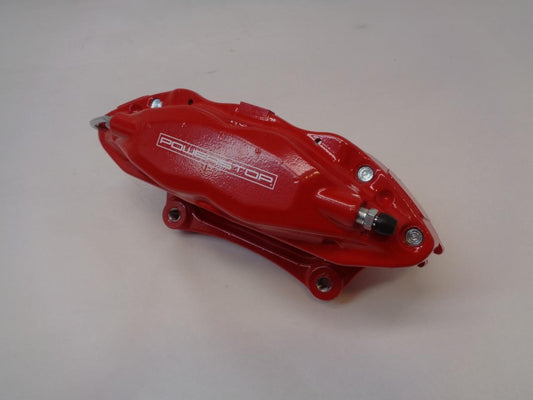 NEW POWERSTOP 4 PISTON RED POWDERCOAT BRAKE CALIPER 20.3212.02 | 20.8658.00  R5