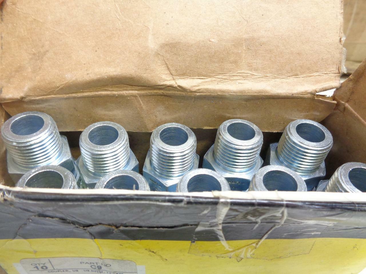 1 PACK OF 10 AMFLO C9 HOSE COUPLINGS 12" NPTM TF TYPE R10TD