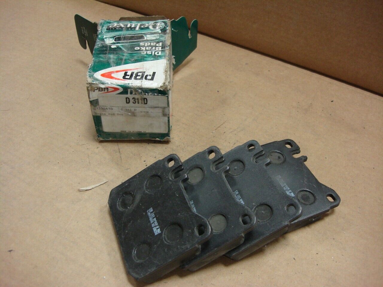 NEW PBR D 311D FRONT BRAKE PADS FITS 1985-1991 MERCEDES BENZ 300SE R5TC