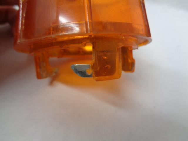 Porsche 356B Amber Turn Signal Lens GENUINE USED VINTAGE 644 631 411 06 R25T3