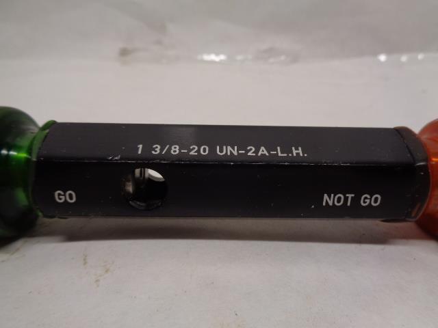 GAGE ASSEMBLY COMPANY GO/NOT GO SET PLUG 1 3/8-20 UN-2A  LH R22T9
