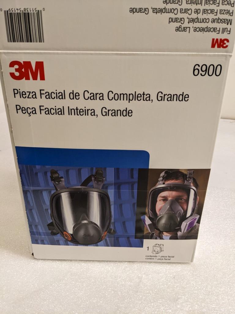 3M 6900 FULL-FACE LARGE RESPIRATOR MASK H-1472 NEW BSR3.1