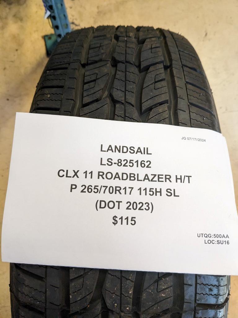 LANDSAIL CLX11 ROADBLAZER H/T P 265 70 17 115H SL TIRE 825162 CQ3
