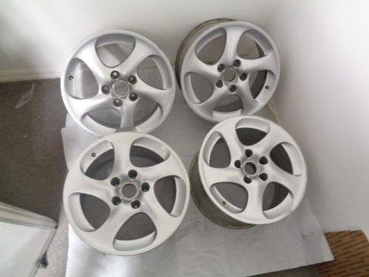 USED SET OF PORSCHE WHEELS 18X8 ET50 18X11 ET45 5X130 99636213601/99636214210 SR