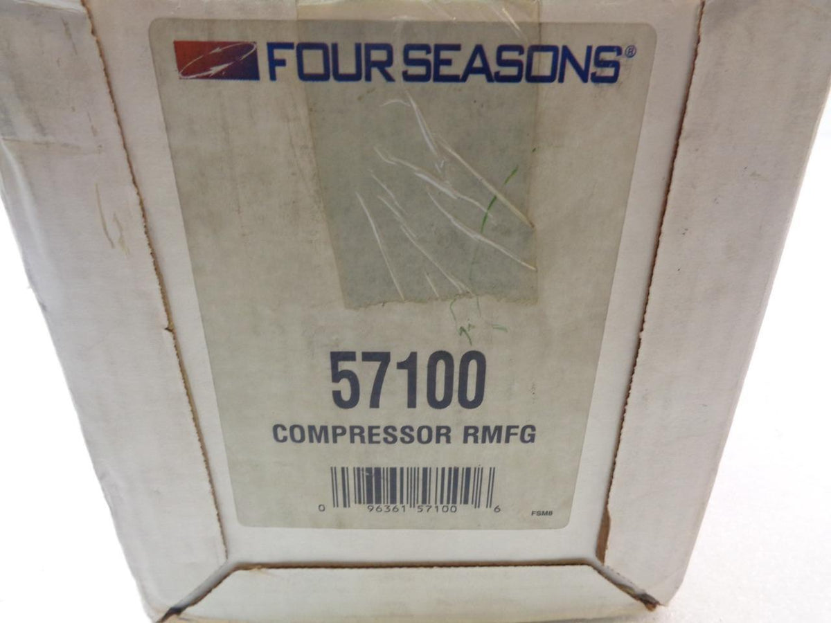 REMAN 4 SEASONS 57100 AC COMPRESSOR 85-92 CHRYSLER, DODGE, PLYMOUTH (VARIOUS) R1