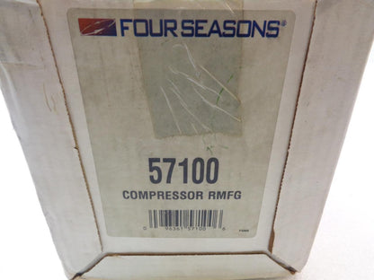REMAN 4 SEASONS 57100 AC COMPRESSOR 85-92 CHRYSLER, DODGE, PLYMOUTH (VARIOUS) R1