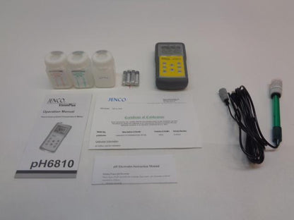 NEW JENCO VISIONPLUS pH/mV/TEMPERATURE METER KIT pH6810NK R28