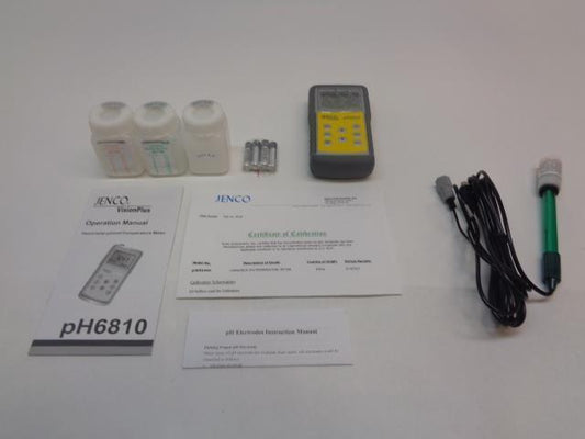NEW JENCO VISIONPLUS pH/mV/TEMPERATURE METER KIT pH6810NK R28