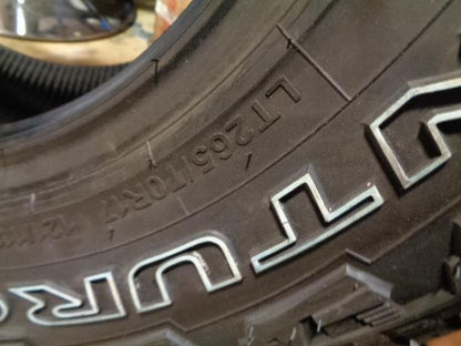 2 GT RADIAL ADVENTURO ATX OWL LT 265 70 17 121 118S LRE TIRES 10PLY AS150 CQ1