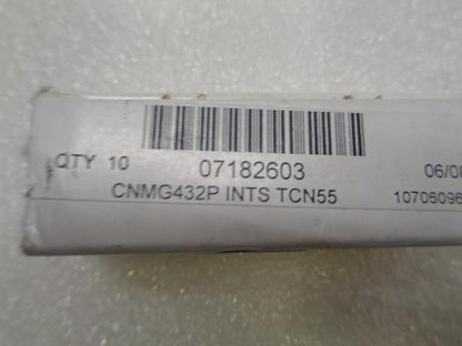 CNMG432 P Grade TCN55 Carbide Turning Insert 07182603 10 Pack R22T9