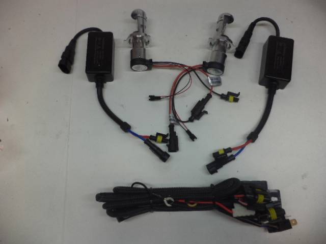 1 NEW EXSUN HID XENON LIGHT H4-3 6000K 12V 35W KIT SET HLB-1201 R17
