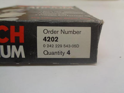 BRAND NEW BOSCH PLATINUM SPARK PLUG 12 PACK 4202 R13T3
