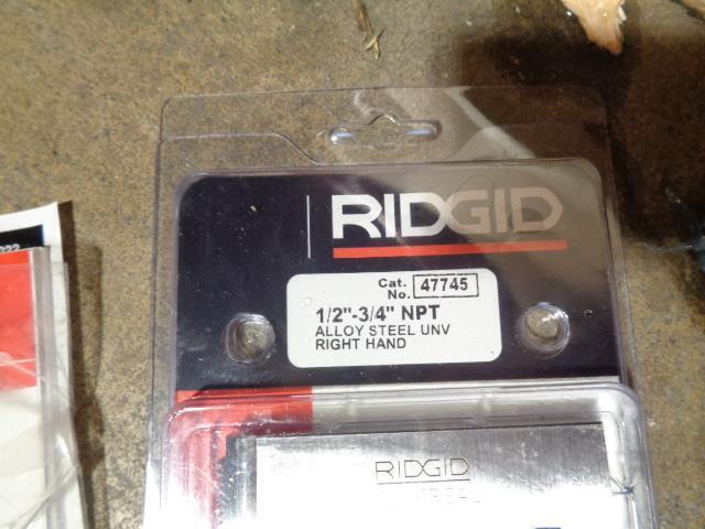 RIDGID MODEL 535 THREADING MACHINE FOR 1/8"-2" PIPE 2HP MANUAL CHUCK NEW #1 B2