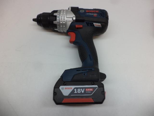NEW COMPLETE BOSCH CORDLESS BRUTE TOUGH DRILL/DRIVER KIT DDH183-01 BSR35