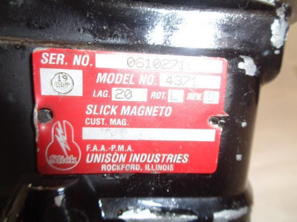 UNISION INDUSTRIES MAGNETO MODEL 4371 CORE R13