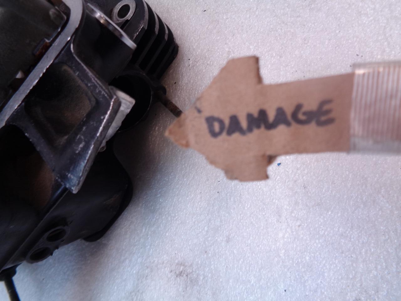 USED DAMAGED KAWASAKI NINJA 500 CYLINDER HEAD (MISSING CAMSHAFTS) R16