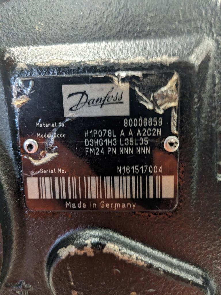 DAMAGED DANFOSS H1P078L A A A2C2N HYDRAULIC CLOSE CIRCUIT AXIAL PUMP BSRG4