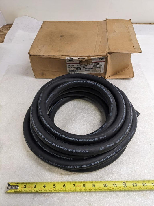 GATES 27008 SAFETY STRIPE FUEL LINE HOSE 25' OAL 5/8" ID NITRILE RUBBER NEW R15
