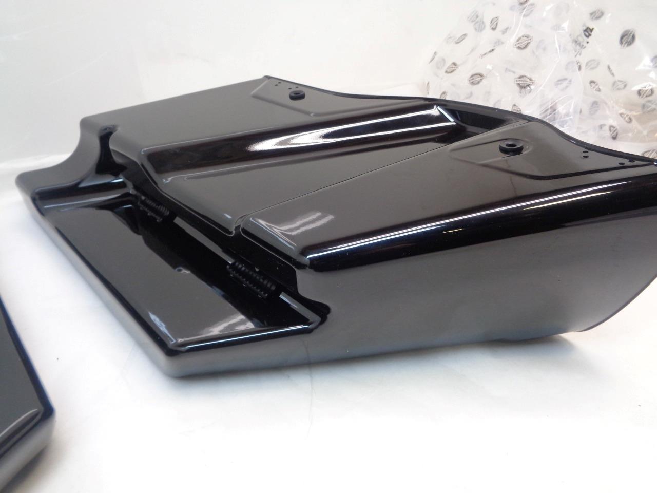 ADVANBLACK 4.5" STRETCHED SINGLE CUTOUT SADDLEBAG 2014+ HARLEY TOURING SB14  SR