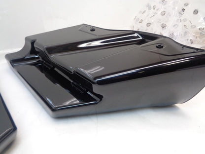 ADVANBLACK 4.5" STRETCHED SINGLE CUTOUT SADDLEBAG 2014+ HARLEY TOURING SB14  SR