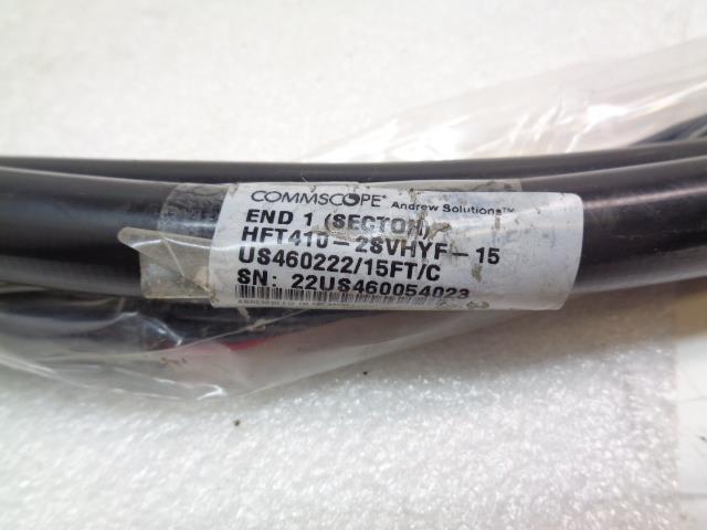 COMMSCOPE HFT410-2SVHYF-15' 6-OVP FIBER OPTIC CABLE NEW H1