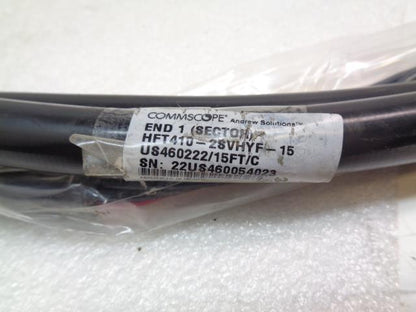 COMMSCOPE HFT410-2SVHYF-15' 6-OVP FIBER OPTIC CABLE NEW H1