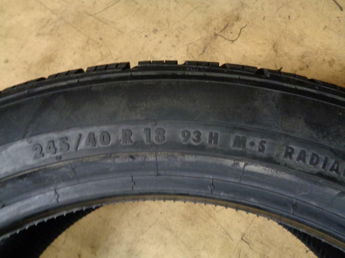 1 New Continental ProContact TX (AO) AUDI 245/40 18 93H SL 1549876