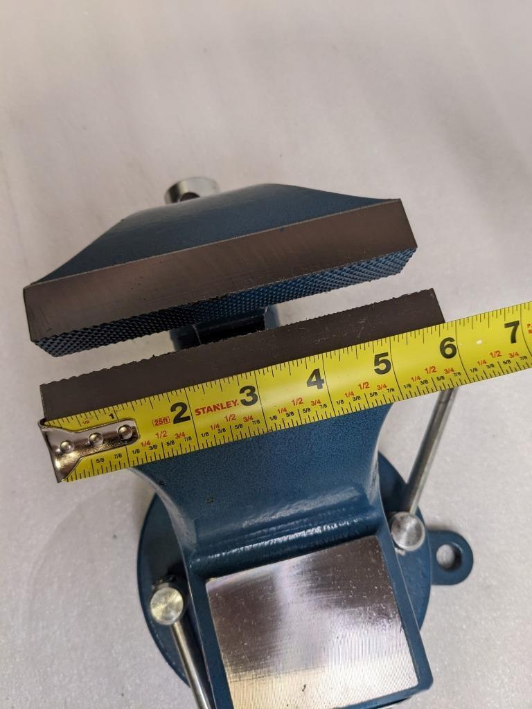 BESSEY BV-DF6SB BENCH VISE 6" WIDE 7" OPEN 90K PSI 360 SWIVEL NO HANDLE NEW H1