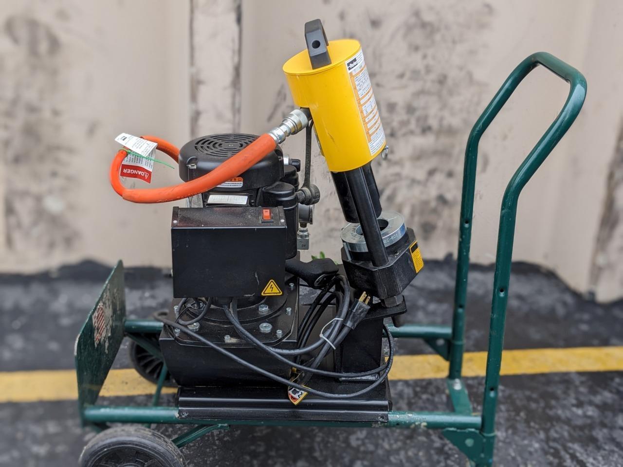 PARKER 82C-KKB Crimping Machine1 1/4 in Max  120V Bench Mount 30ton NEW B1B2