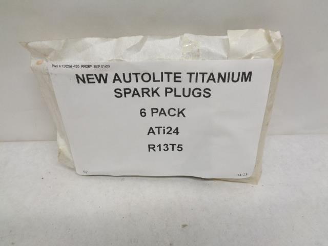 NEW AUTOLITE TITANIUM SPARK PLUGS 6 PACK ATi24 R13T5
