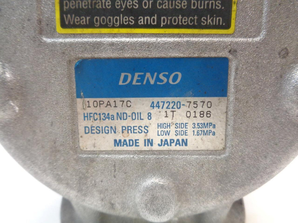 USED DENSO JOHN DEERE AC COMPRESSOR AN221429 for TRACTORS BACKHOES DOZERS R1