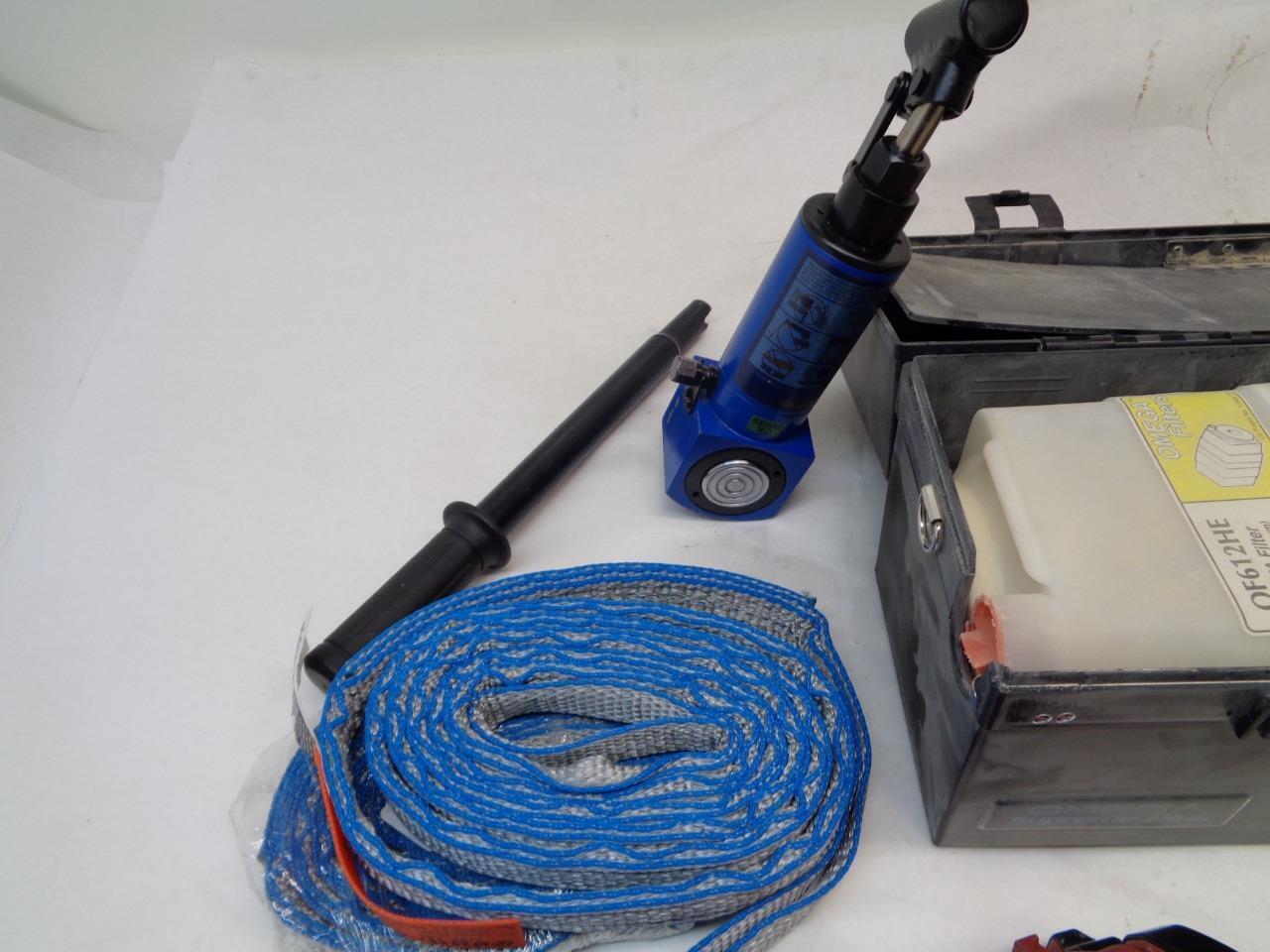 CUSTOM PELICAN STORM CASE w/ HILTI HAMMER DRILL & DISPENSER, LEVEL JACK BITS