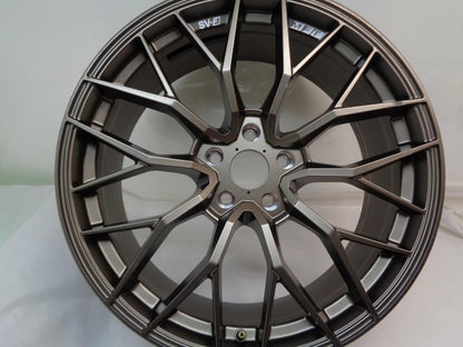 PAIR OF NEW SAVINI SV-F2 MFT FORGED BRONZE 20x8.5 5x114.3 WHEEL WR