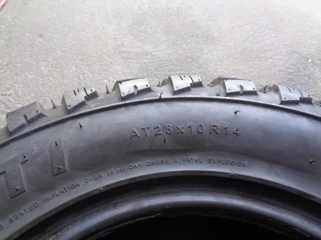 GBC KANATI MONGROL 28 10 14 LRE 10PLY ATV UTV TIRE GBC10617 AQ4