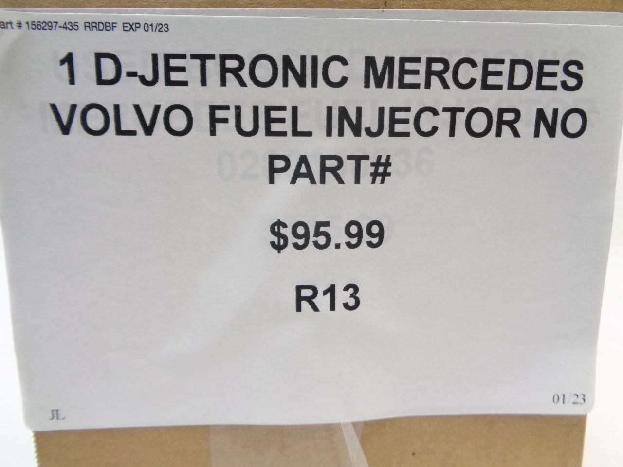 1 D-JETRONIC MERCEDES VOLVO FUEL INJECTOR NO PART# R13