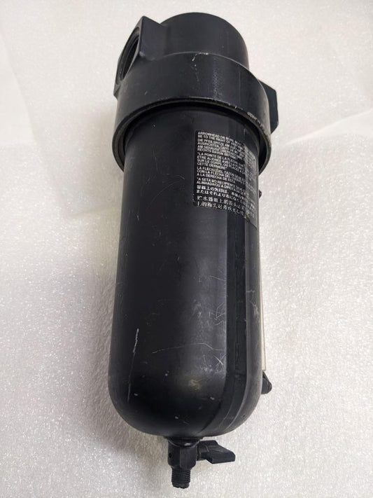NORGREN GENERAL PURPOSE FILTER-MANUAL DRAIN- METAL BO-F17-800-M3DA USED R6