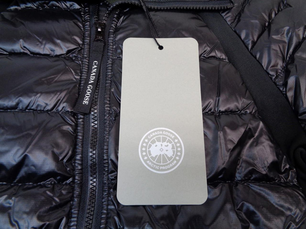 CANADA GOOSE MEN'S SIZE S/P BLACK HYBRIDGE LITE TECH JACKET 2714M SR