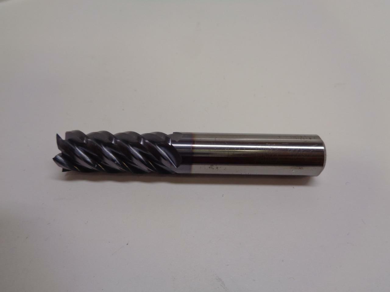NEW YG-1 CARBIDE END MILL 5 FLUTE 45 DEGREE HELIX 1/2 X 1/2 86593TE