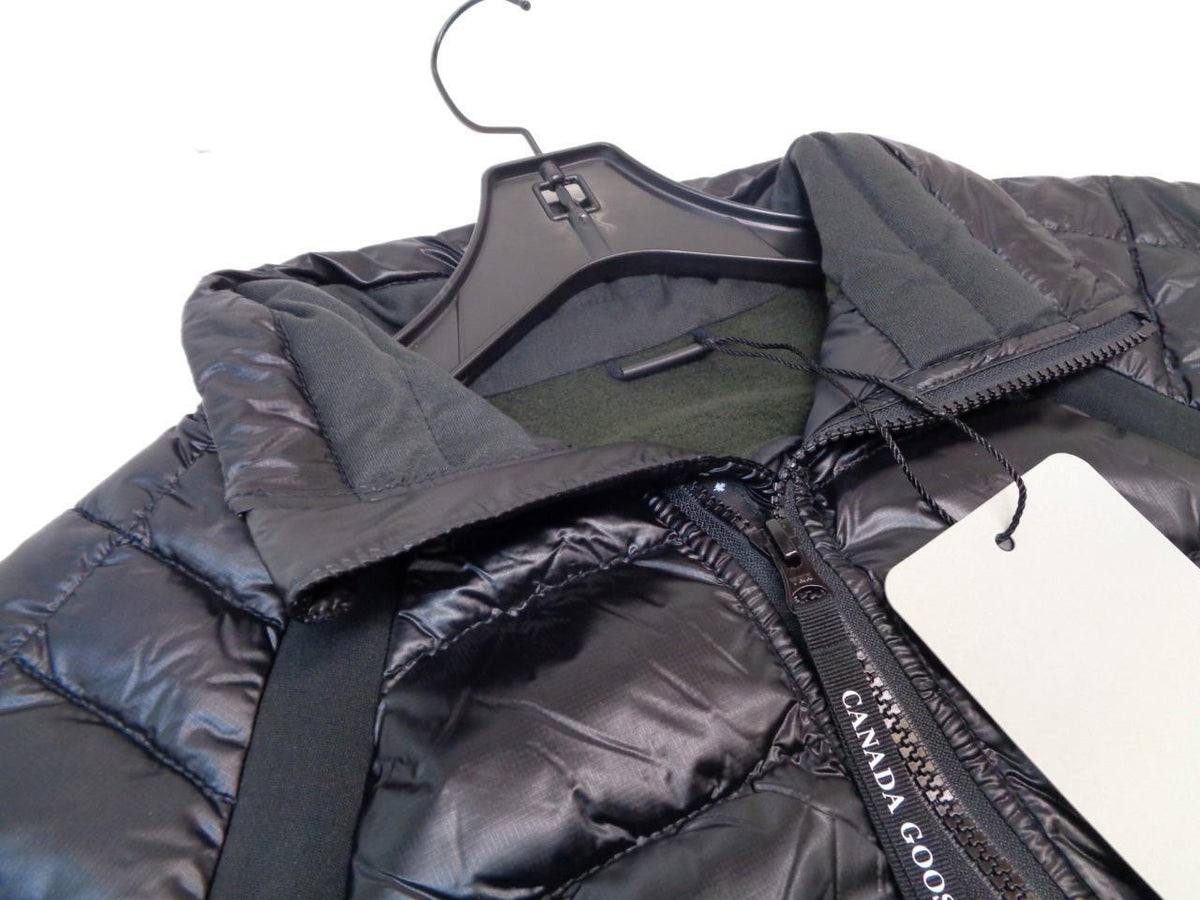 CANADA GOOSE MEN'S SIZE S/P BLACK HYBRIDGE LITE TECH JACKET 2714M SR