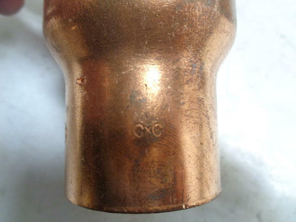 1 NEW PACK OF 6 NIBCO COPPER ADAPTERS 1.65" x 2.15" R10TC