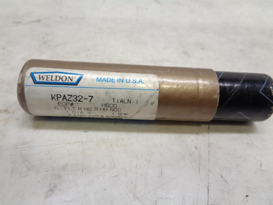 NEW WELDON 1"x2" CARBIDE END MILL KPAZ32-7 532028 6 FLUTE R22T6BM2