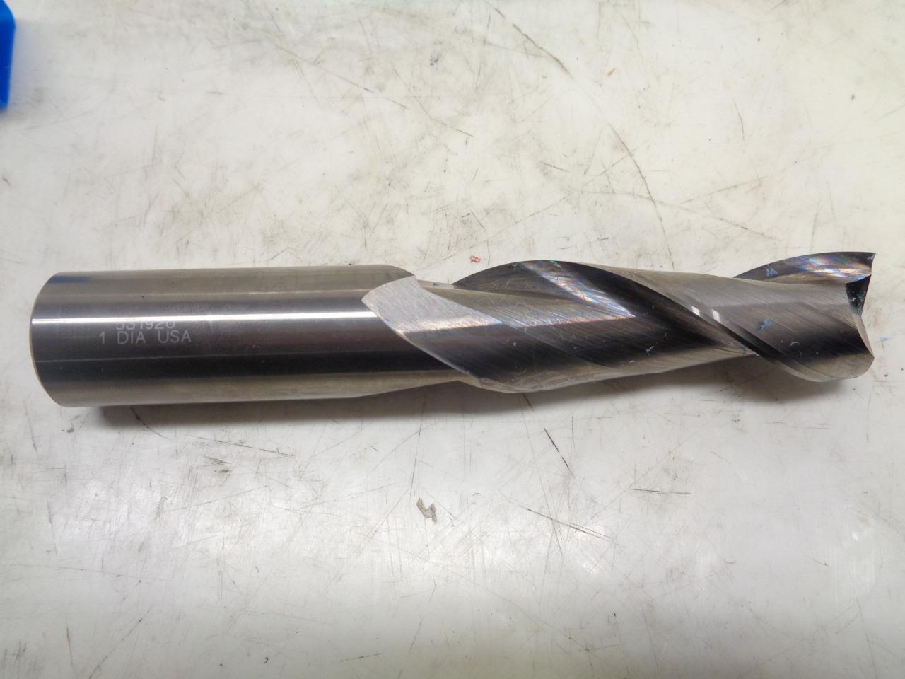 NEW ATRAX 85314649 016 CARBIDE END MILL 1"x3" 2 FLUTE R22T6BC