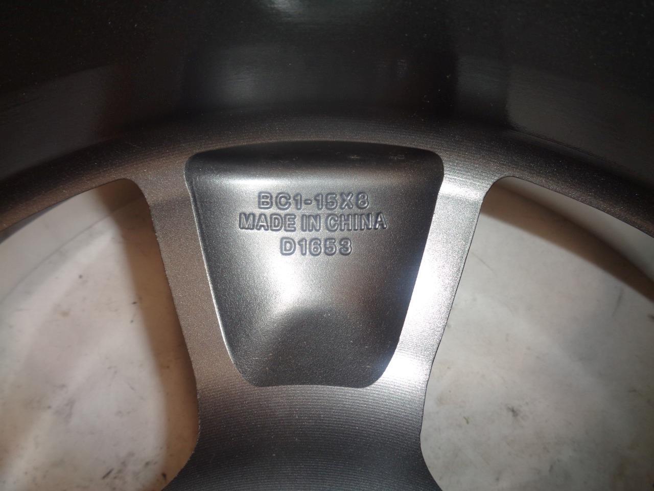 BOYD CODDINGTON BC1 JUNKYARD DOG GUNMETAL MACHINED LIP 15X8 5X4.75 WHEEL 586145G