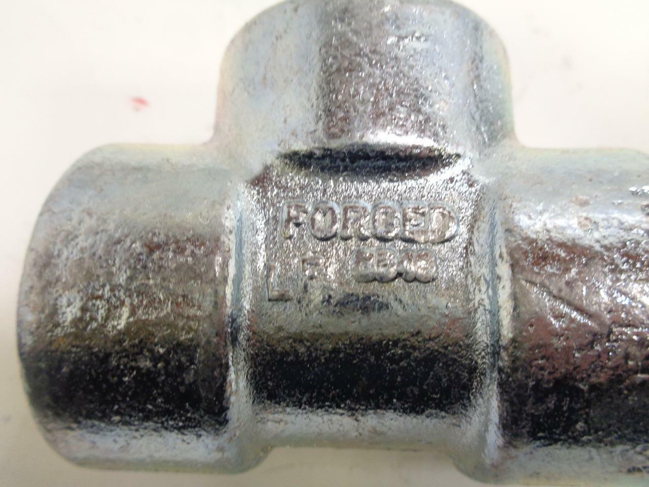 NEW 2 PACK OF BONNEY 8546 FORGED STEEL T-UNION PIPE FITTINGS 1" THREADS R10TD