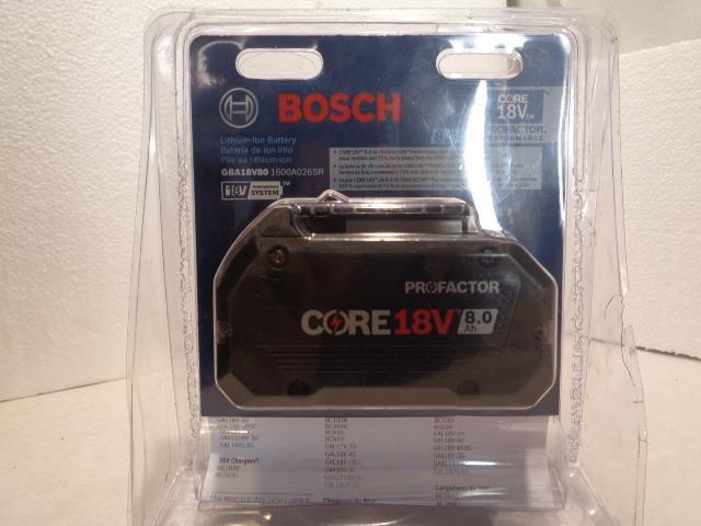 NEW BOSCH LI-ION CORE18V 8AH BATTERY GBA18V80 R28