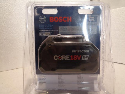 NEW BOSCH LI-ION CORE18V 8AH BATTERY GBA18V80 R28