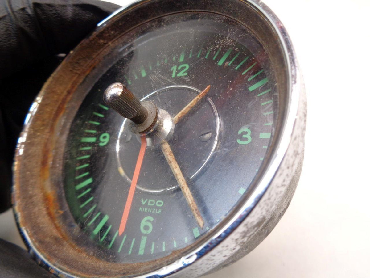 GENUINE PORSCHE 65-69 912 VDO GREEN 80MM CLOCK 90174170201 R23TE